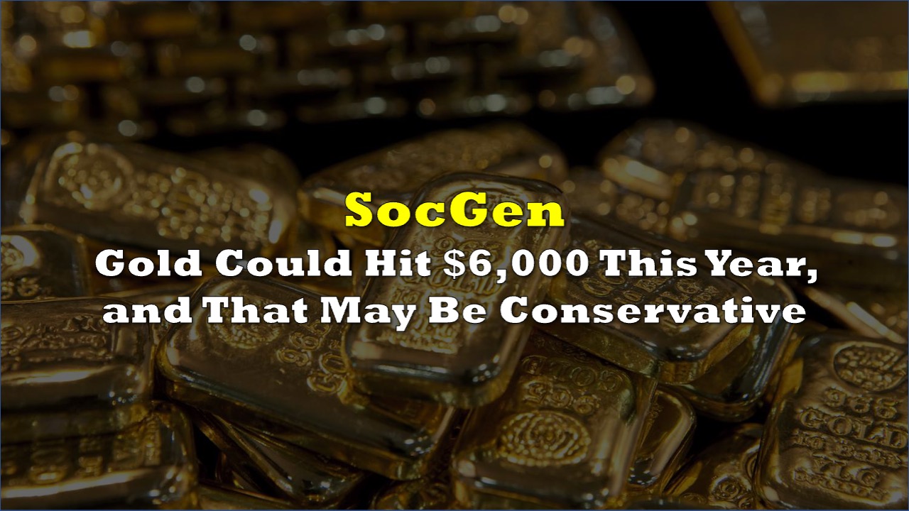 Gold Could Hit $6,000 This Year, and That May Be Conservative