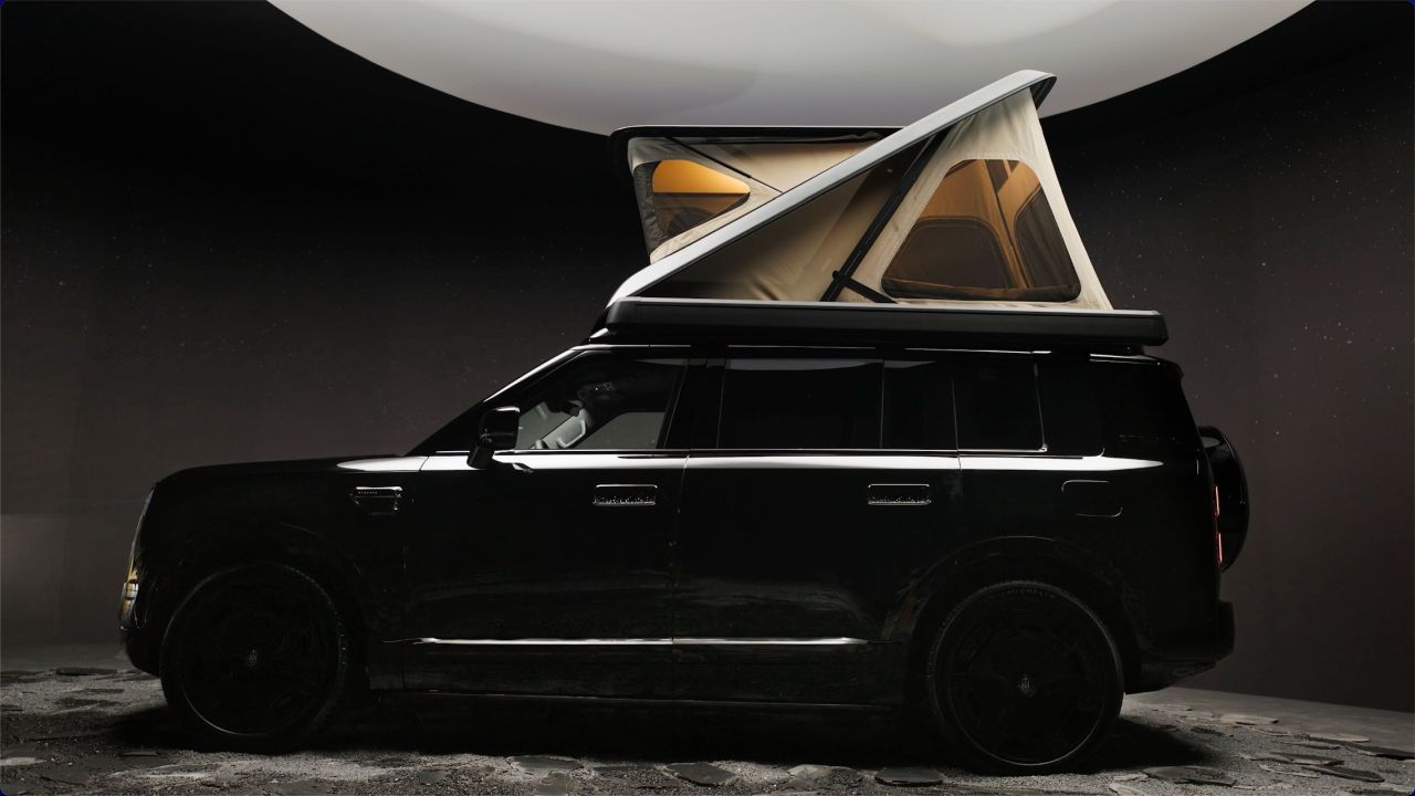 Stelato G9 Full-Size SUV Comes Pre-Integrated With Motorized Rooftop Tent