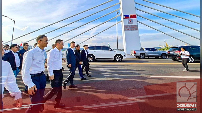 Chinese Ambassador Jing Quan highlights PH-China ties during Bucana Bridge walkthrough on Tuesday