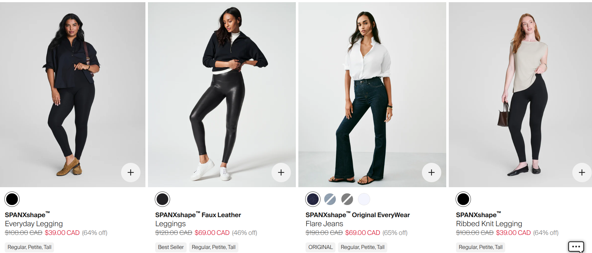 Spanx Canada: Sale up to 80% off + Free Shipping