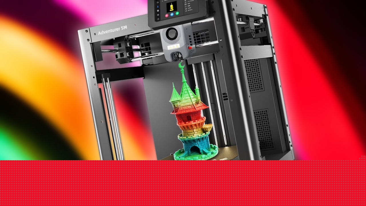 The Popular Budget-Friendly Flashforge Adventurer 5M 3D Printer Drops to a Mere $135 Shipped