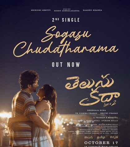 Nayanthara Unveils Romantic Track ‘Sogasu Chudatharama’ From Telusu Kada
