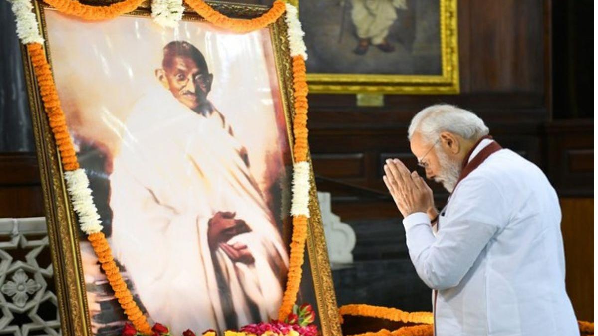 Swadeshi a pillar of self-reliant India: PM Modi leads nation in tributes to Gandhi on Martyrs’ Day