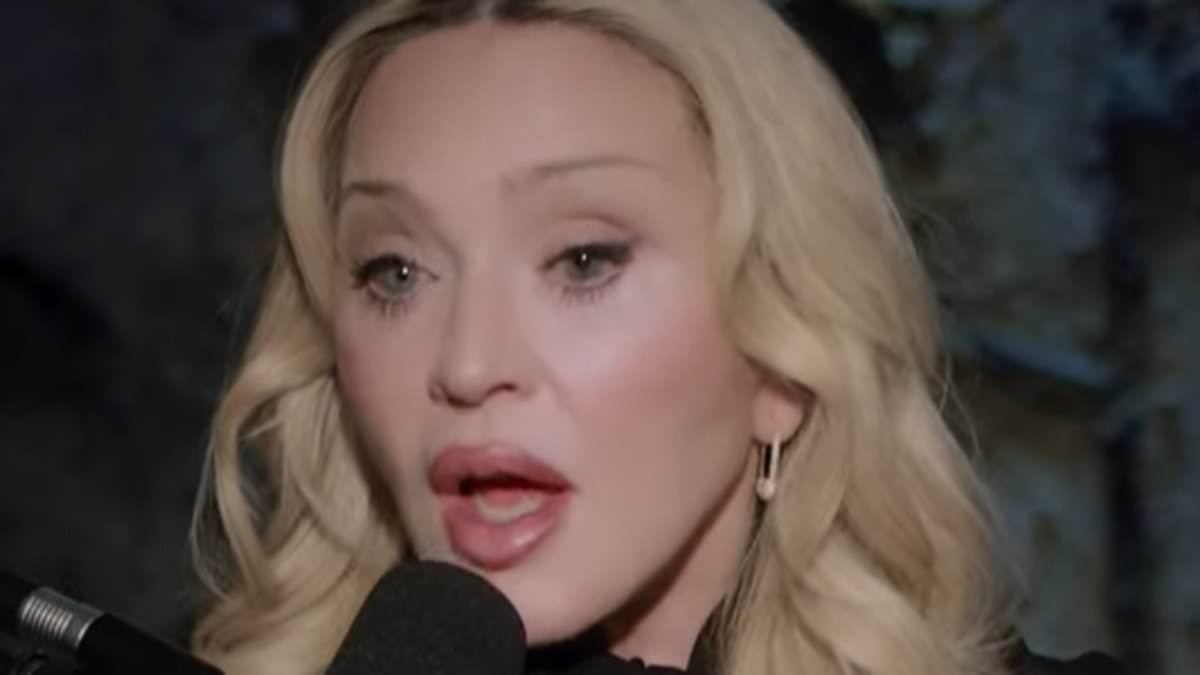Madonna reveals she contemplated suicide during 'painful' custody battle over son Rocco Ritchie as she admits it left her 'sobbing in her dressing room' in first ever podcast interview