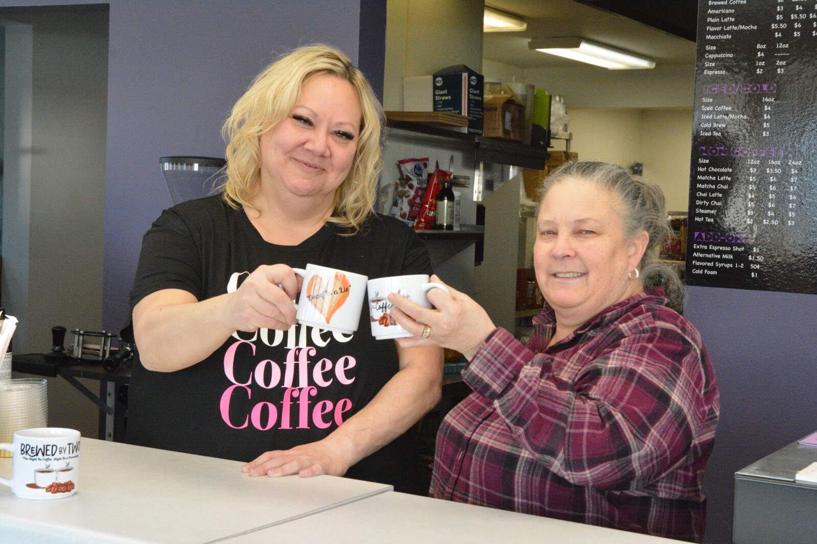 Two friends turn long-held dream into coffee shop