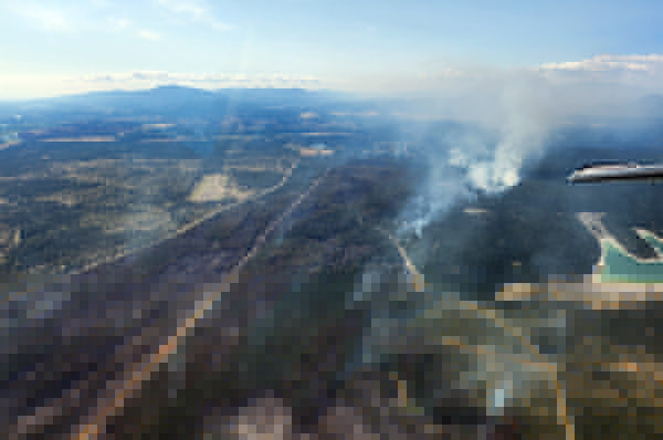 Wait Creek fire evacuation order boundary reduced