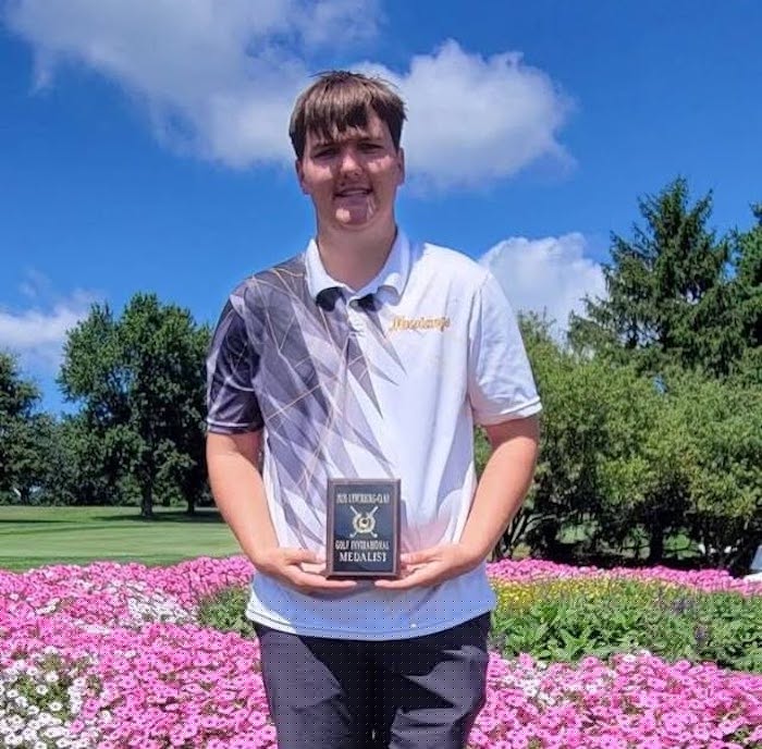 Kristian Beachy medalist as LC Mustangs win Lynchburg-Clay Invitational