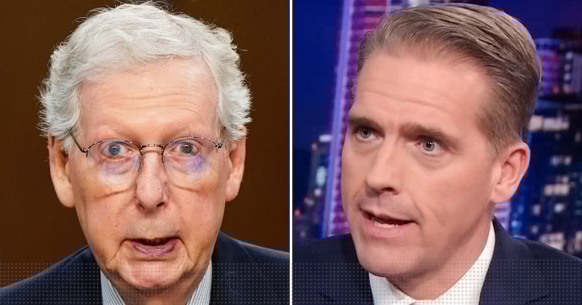 Scott Jennings Flees From Questions About Missing Mitch McConnell