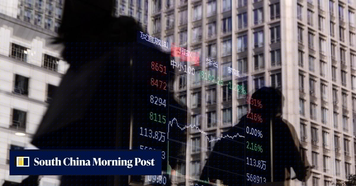 China’s stock market sees drop in new A-share, margin-trading accounts amid tech sell-off