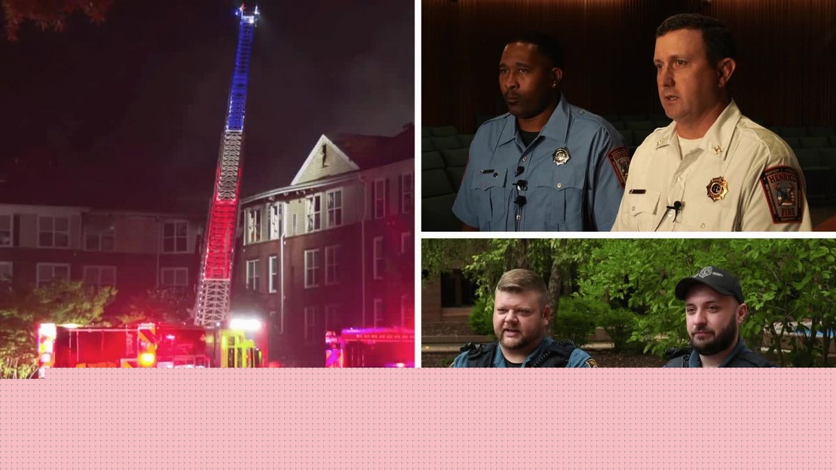 Henrico first responders honored for Darby House apartment fire rescue