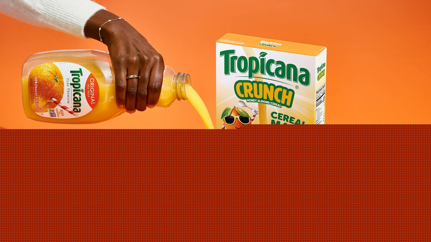 Tropicana Made a Cereal You’re Actually Supposed to Pour Orange Juice Over