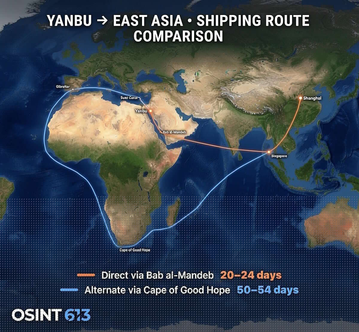 Houthi threats force Saudi crude tanker onto Suez route to Asia