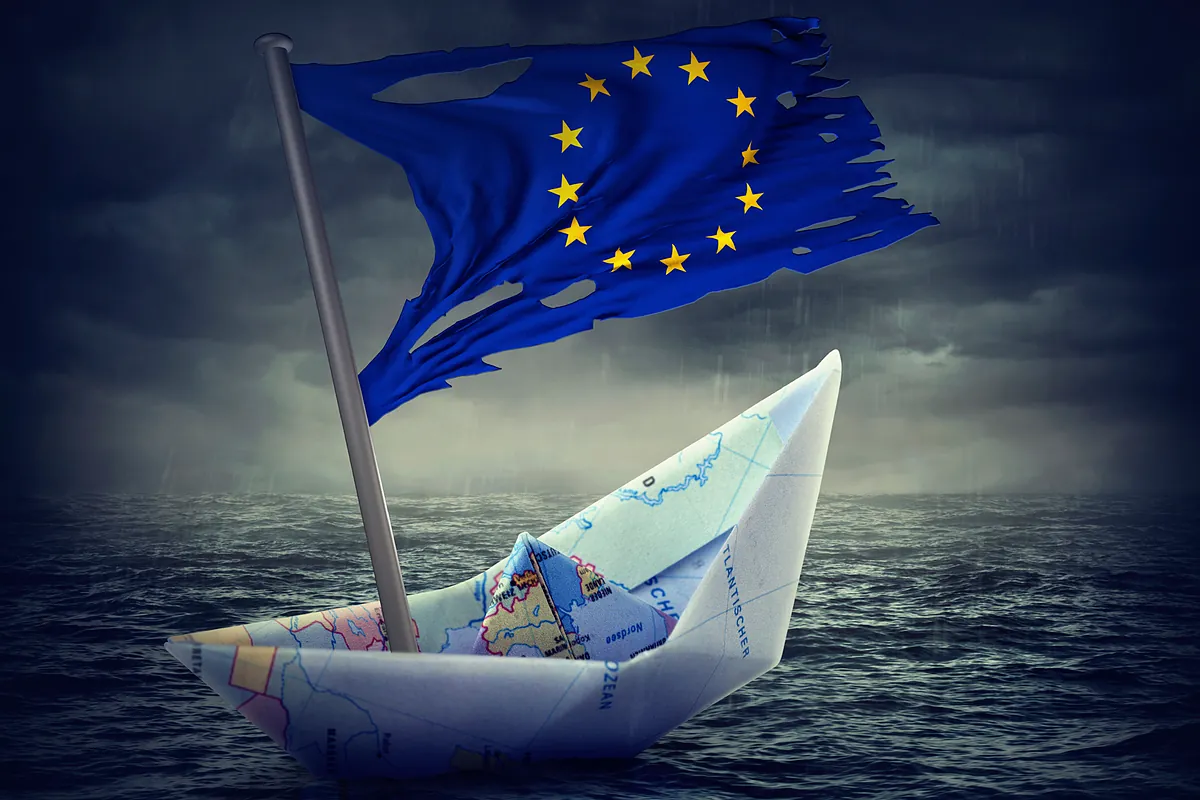 La eurozona ahonda en su debilidad económica con la inflación al alza
