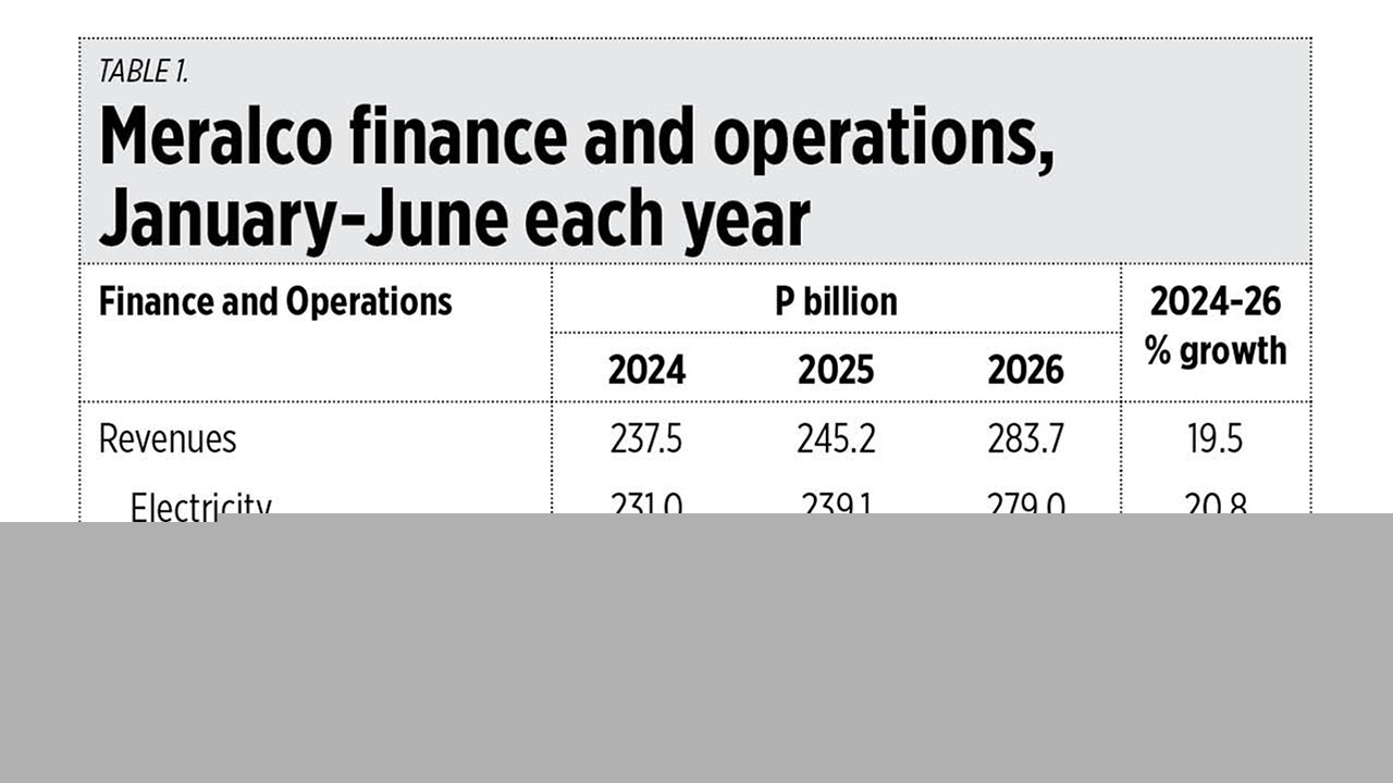 On Meralco operations, system loss, and electric cooperatives