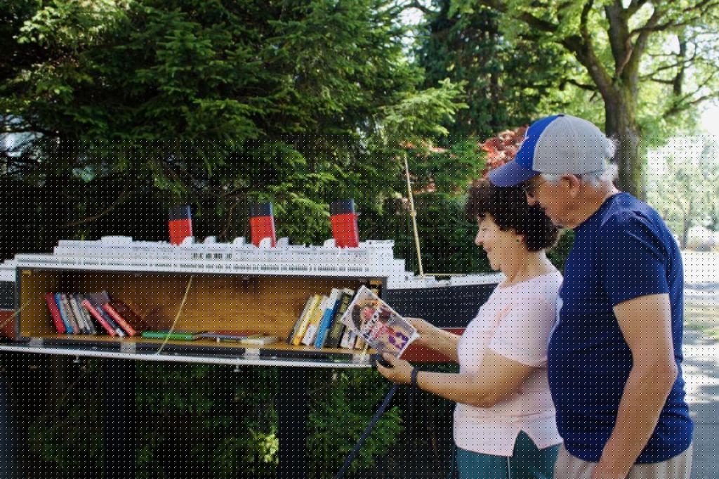 Victoria man builds community with Queen Mary-modelled little free library