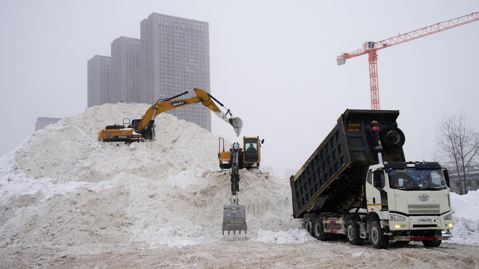 Moskau erlebt heftigsten Schneefall seit über 200 Jahren