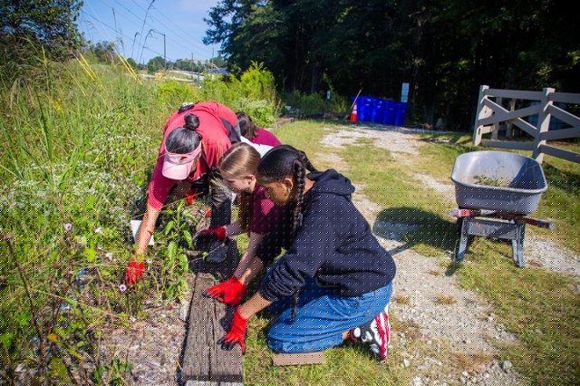 Peachtree Academy students serve the community at Big Haynes Creek Nature Center