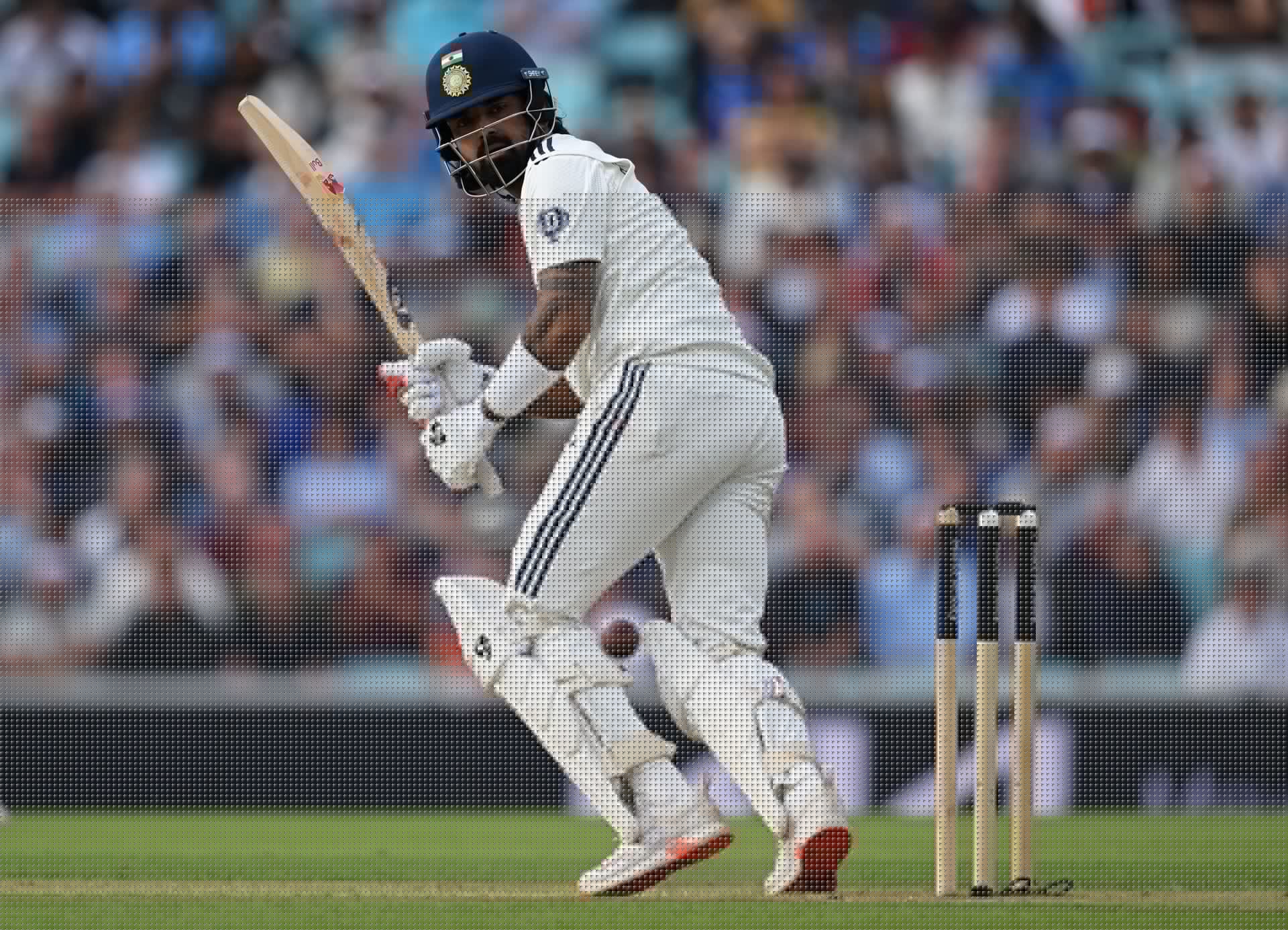 KL Rahul slams monstrous six off Khary Pierre on Day 1 of IND vs WI 2025 2nd Test [Watch]