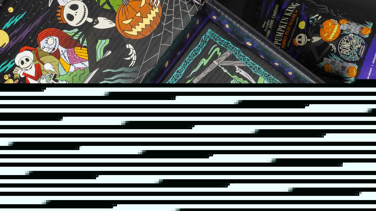 Bones Coffee’s ‘The Nightmare Before Christmas’ Blends Are Fit for a Pumpkin King