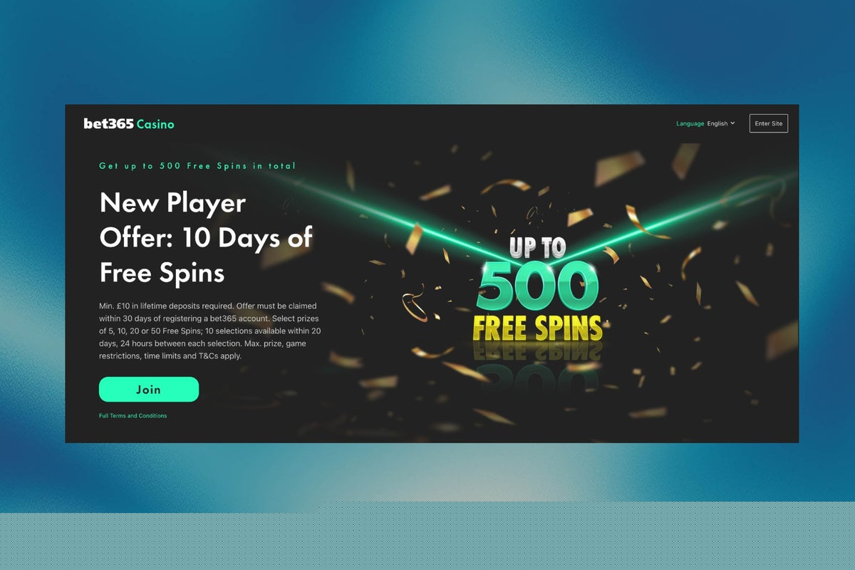 Bet365 Casino promo code: Get up to 500 free spins over 10 days for new players