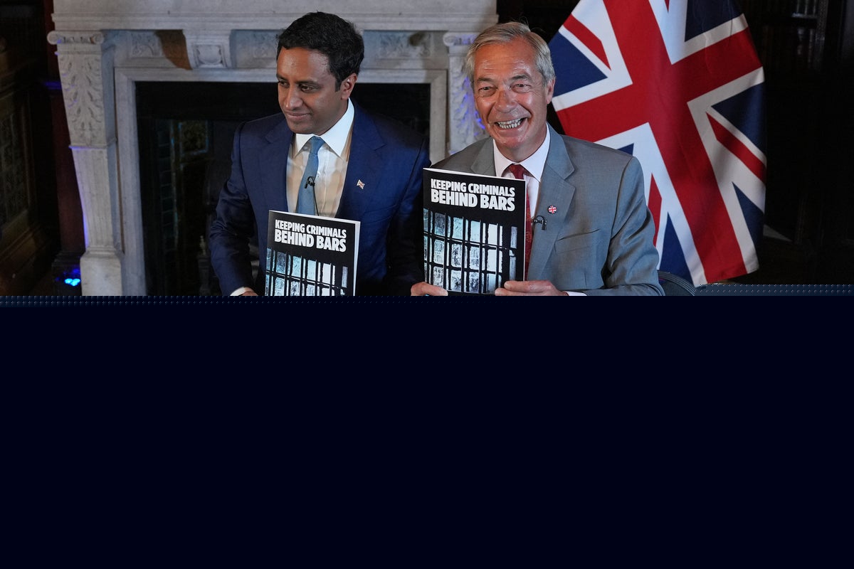 Farage rebukes Reform MP over ‘treason’ attack on former defence secretary