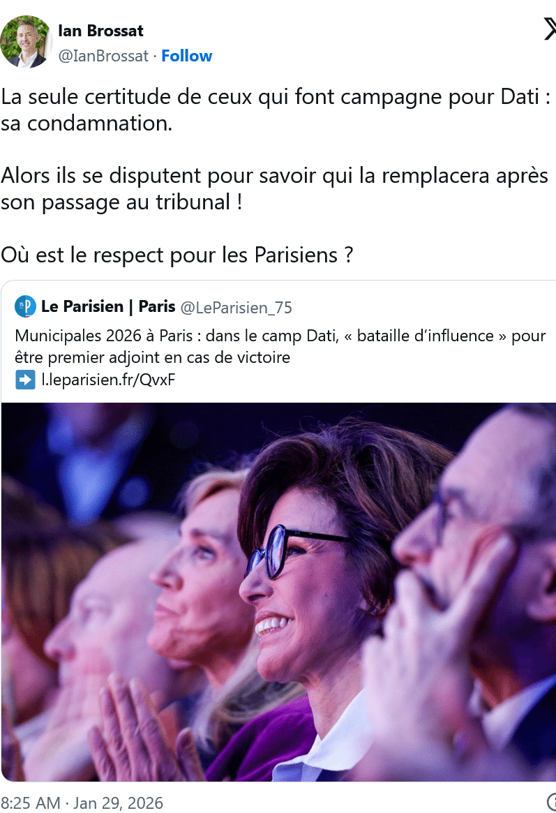Ian Brossat : Qui pour remplacer Dati ?