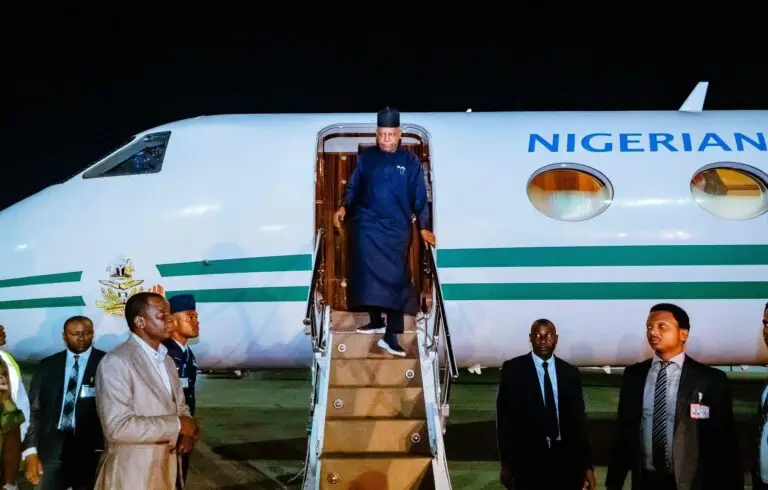 Shettima Returns To Abuja After UNGA80, Germany Engagement