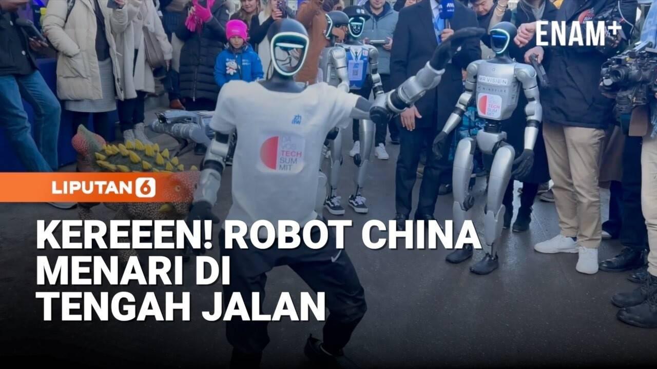 Aksi Memukau Robot China di Jalanan Swiss