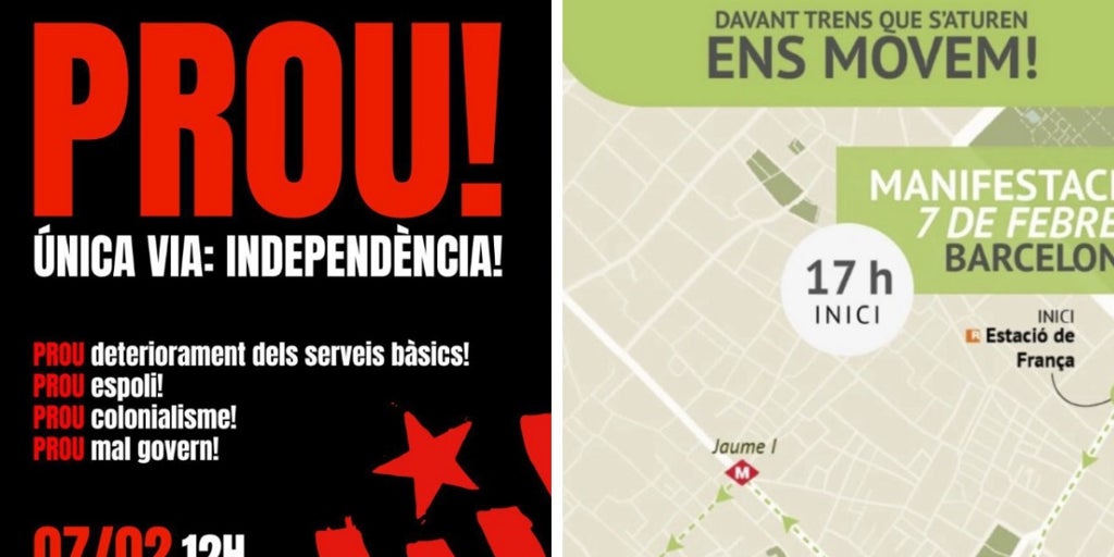 El independentismo trata de apropiarse del descontento ciudadano por el caos de Rodalies