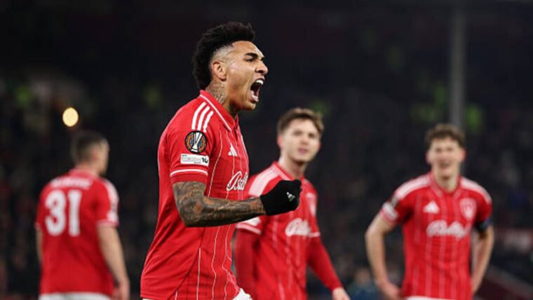 Igor Jesus double eees Nottingham Forest beat Ferencvaros 4-0, seal play-off spot