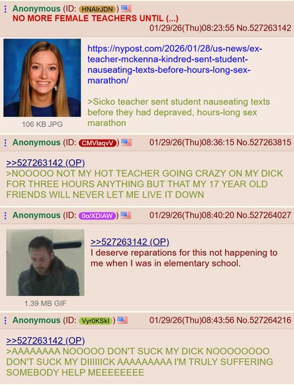 Greentext Stories - Teacher rapes child, /pol/ is envious | /r/Greentext