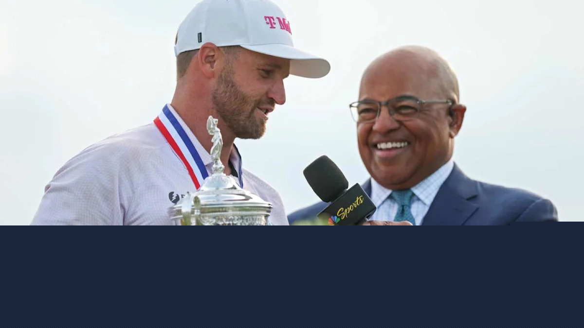 Mike Tirico's hilarious eyewitness account of Bryson DeChambeau penalty