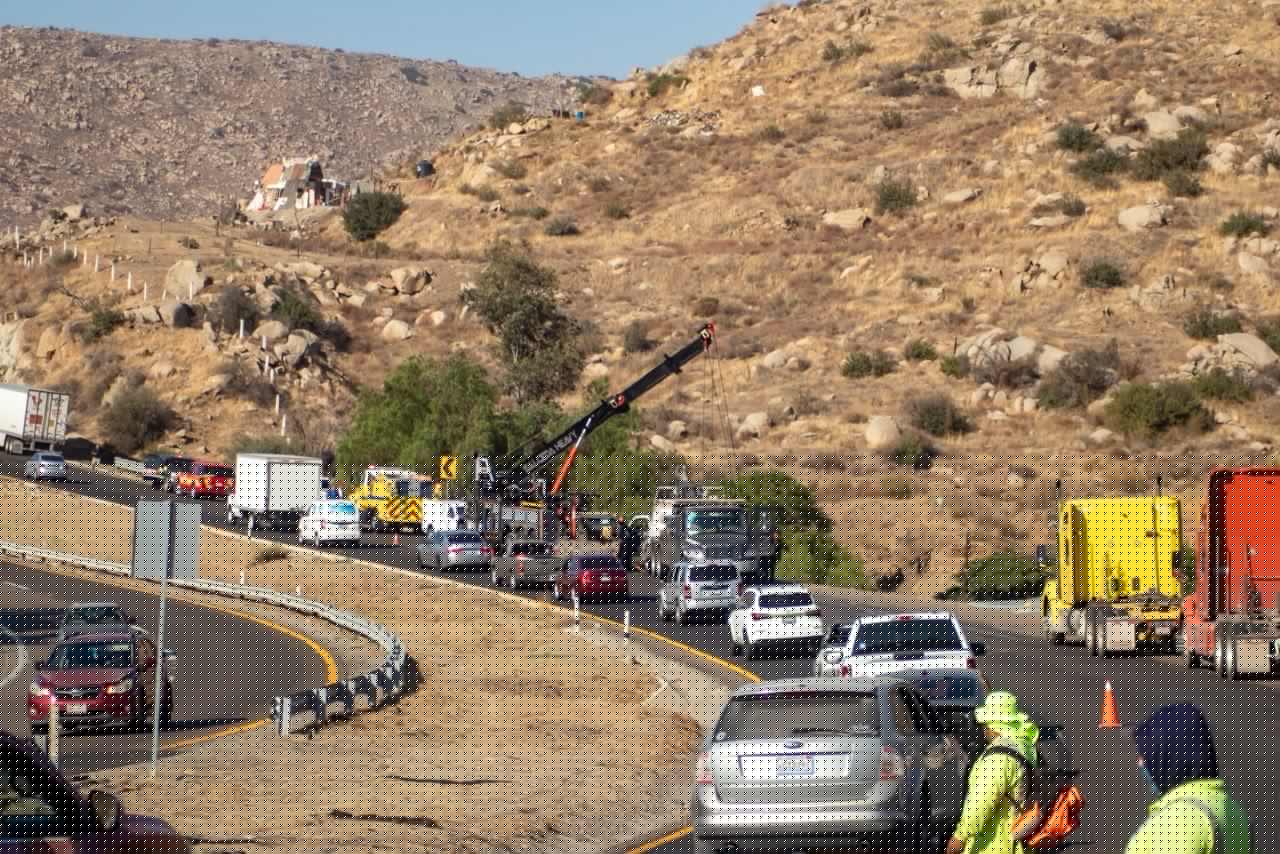 Accidente en la carretera de cuota Tecate-Mexicali deja un conductor muerto