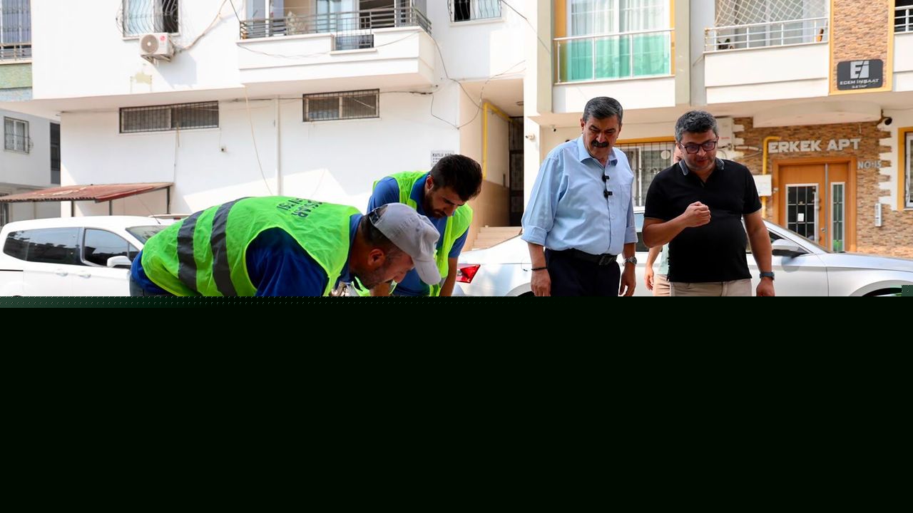 Başkan Yıldız, sahadaki çalışmaları yerinde inceledi