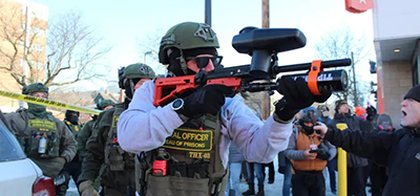 Neighborhood erupts after fatal ICE shooting, tear gas and flash grenades deployed