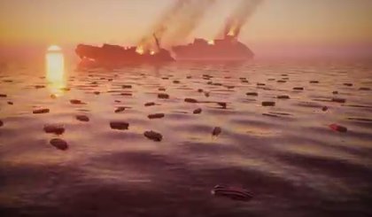 Iranian Media Releases Provocative Video Depicting Sinking U.S. Warship | WATCH