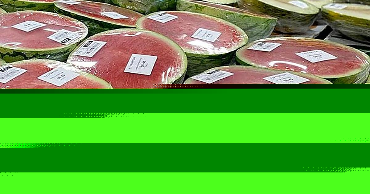 Mercadona confirma el origen de las sandías que vende en sus supermercados