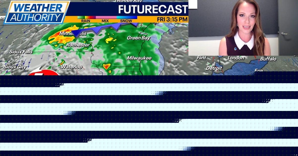 Chicago weather: Showers and a few storms move in Friday