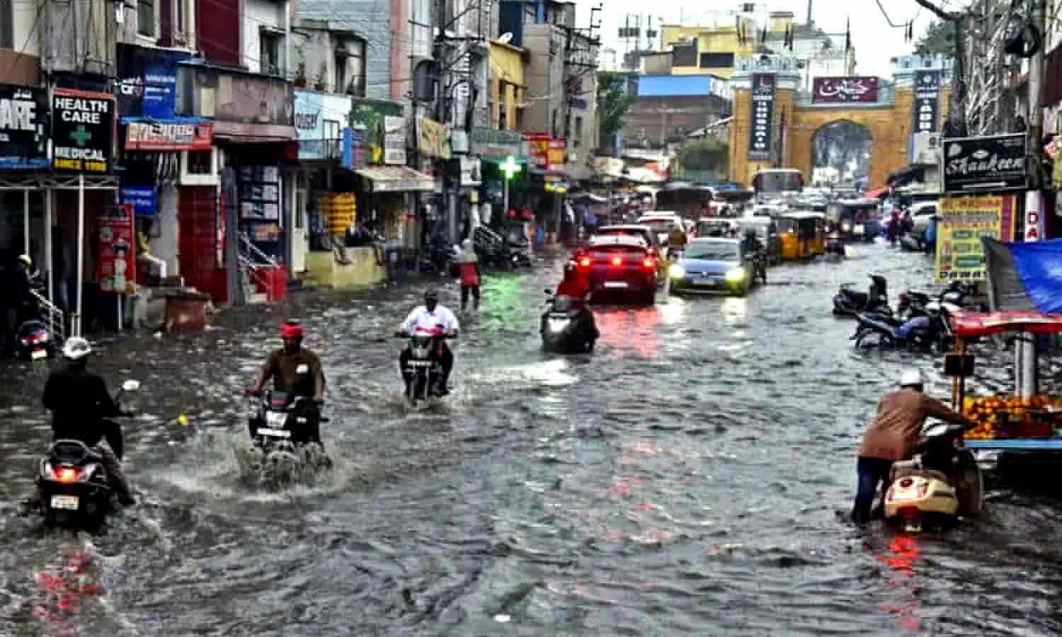 Rain Expected in Telangana with Heavy Downpours in Hyderabad