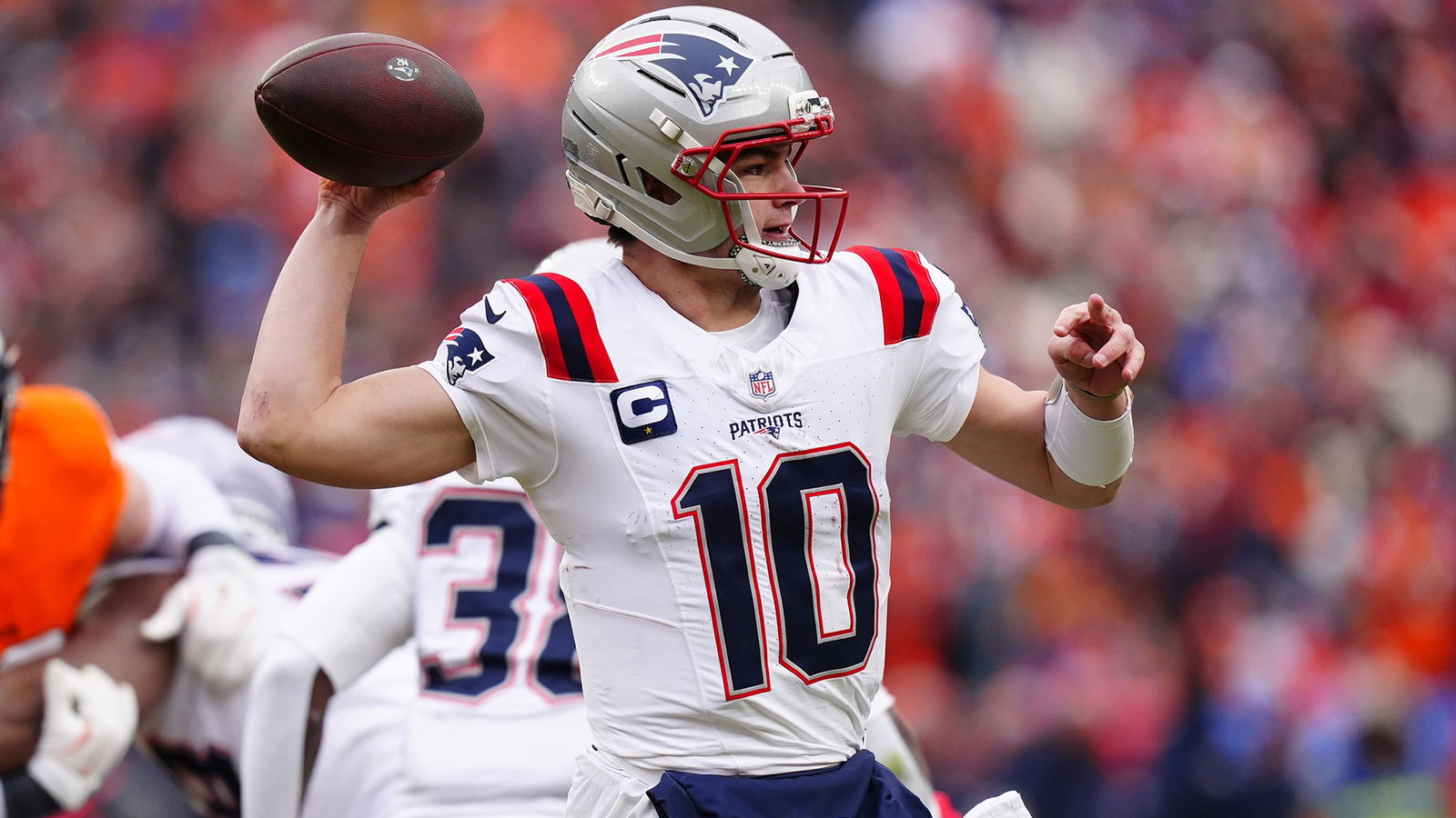 Patriots’ Drake Maye shuts down concerns after AJ Brown, Romeo Doubs additions