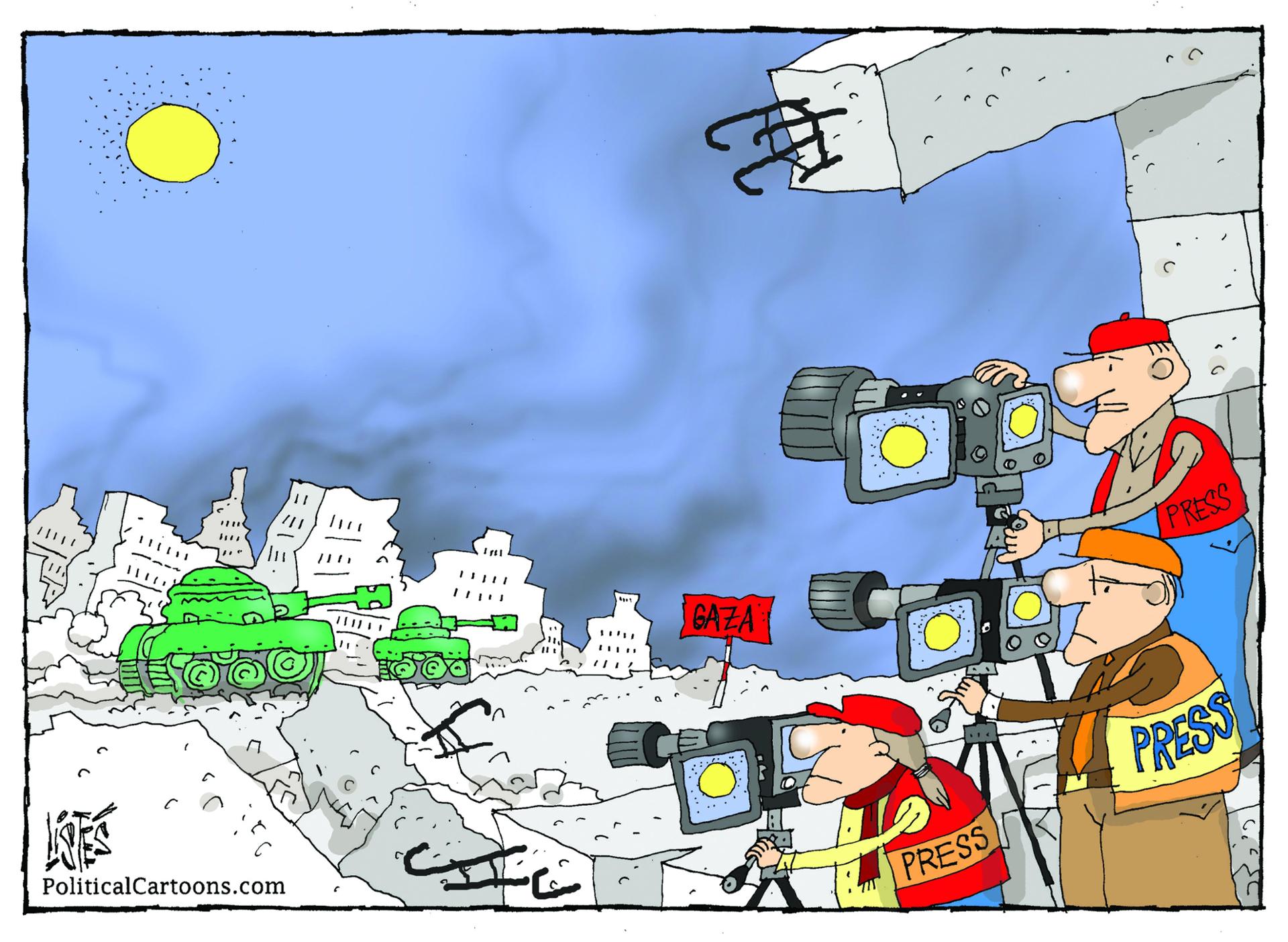 How the press sees the war in Gaza