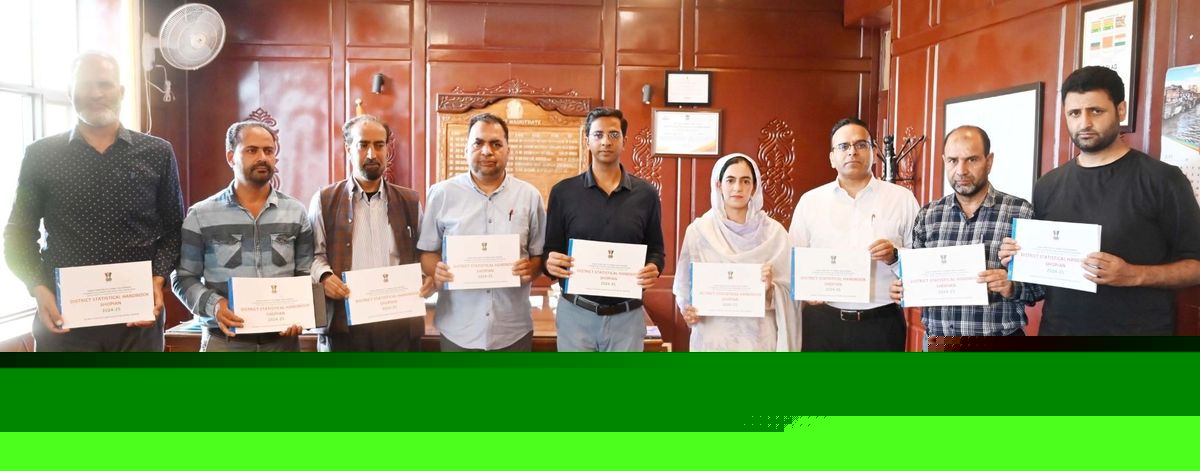 DC Shopian releases District Statistical Handbook 2024–25