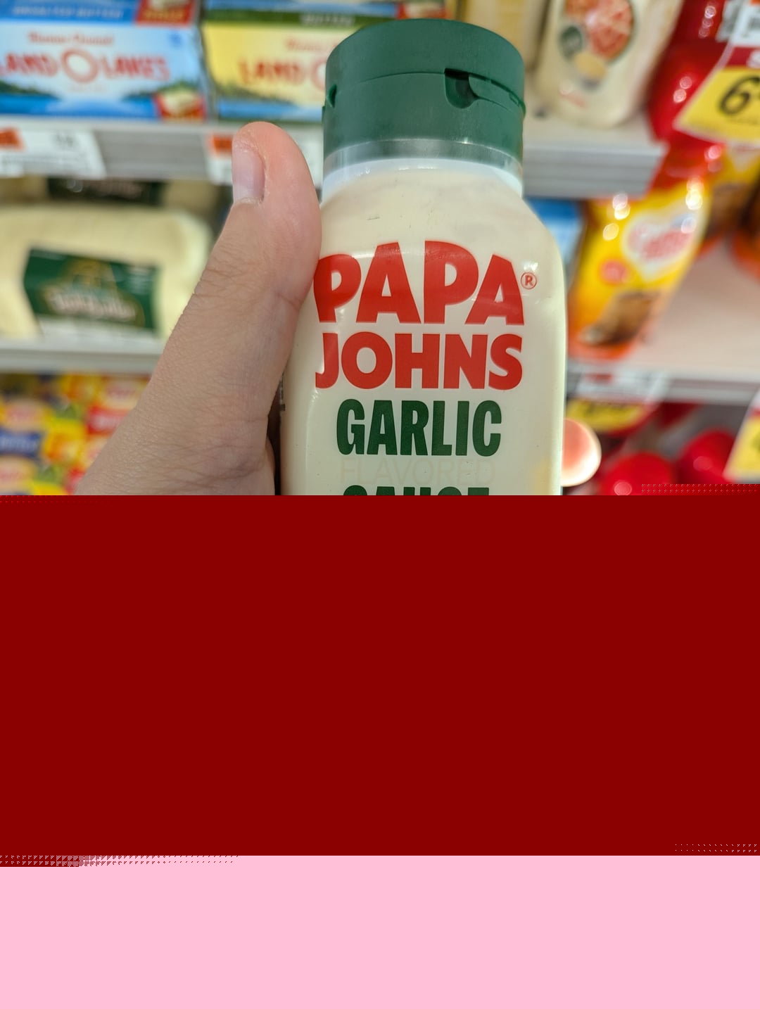 Mildly Infuriating - Garlic (flavoured) sauce