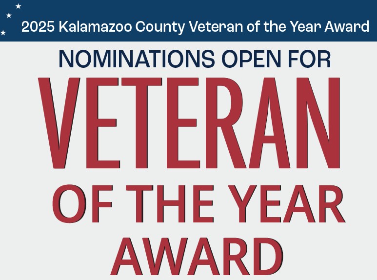 Nominations sought for 2025 Kalamazoo County Veteran of the Year Award