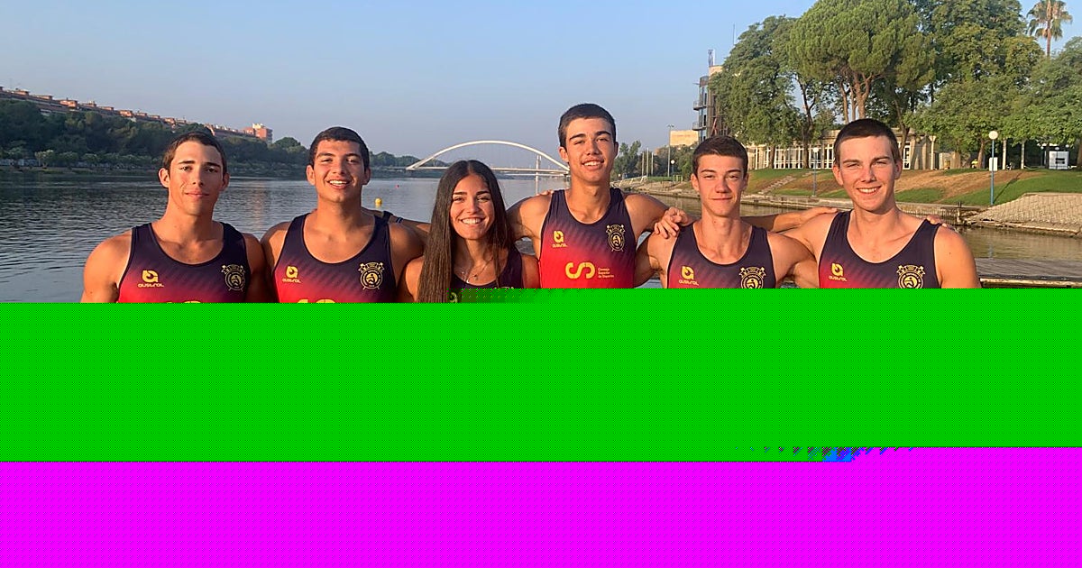 Seis remeros andaluces representarán a España en Plovdiv en el Mundial juvenil