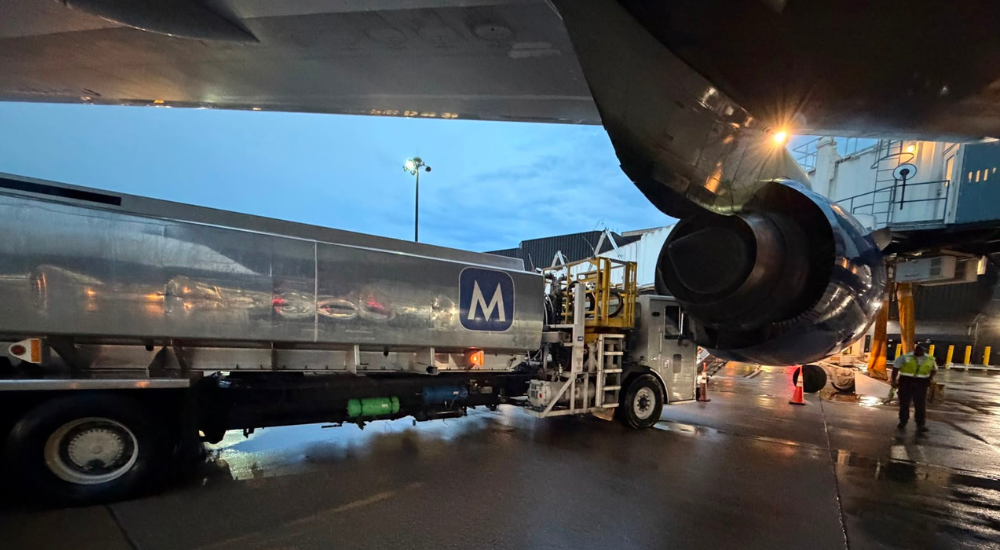 PHOTOS: Truck Crashes Into British Airways Plane At US Airport