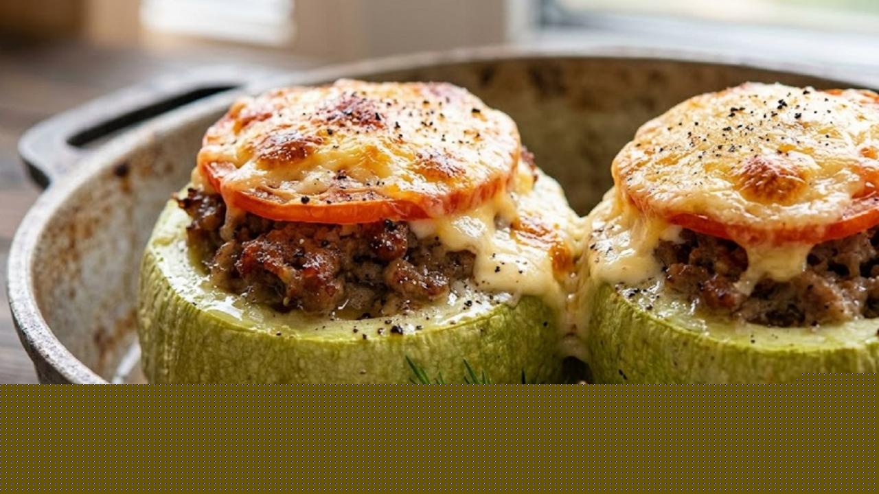 Baked stuffed zucchini: How to preserve vegetables' shape and juiciness