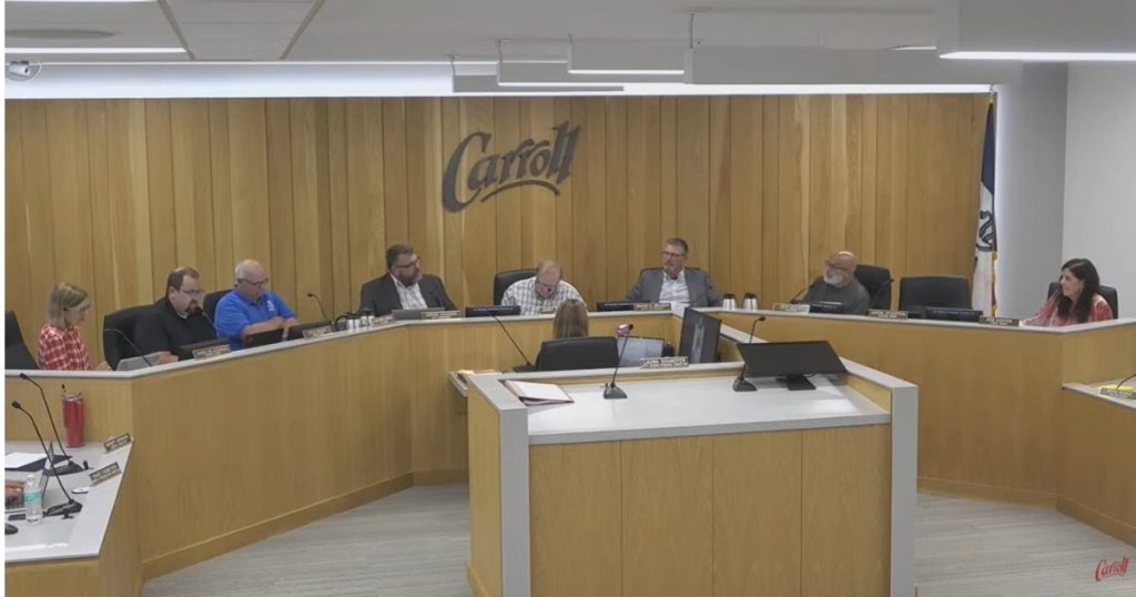 Carroll City Council Schedules Public Hearing On Amended Ziegler Agreement For Aug. 10 Meeting