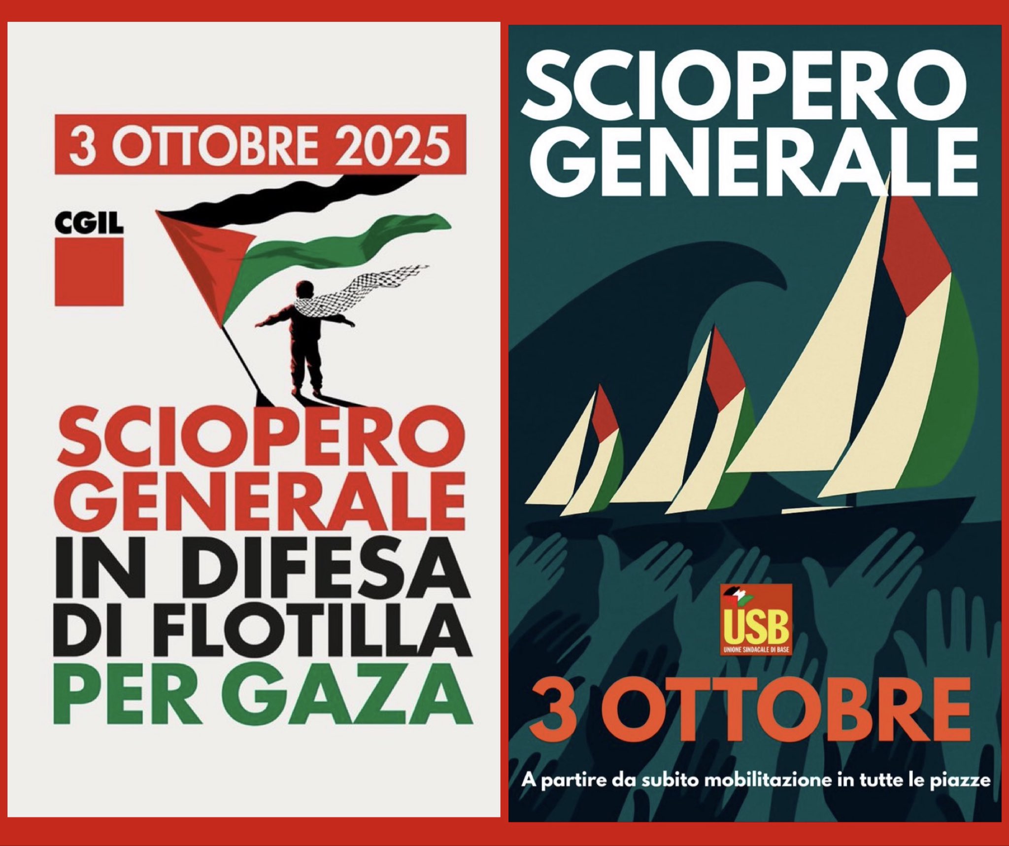 Sciopero generale dopo il blocco della Flotilla Indetto da Cgil e Usb. Tornato a casa l'attivista originario di Martina Franca