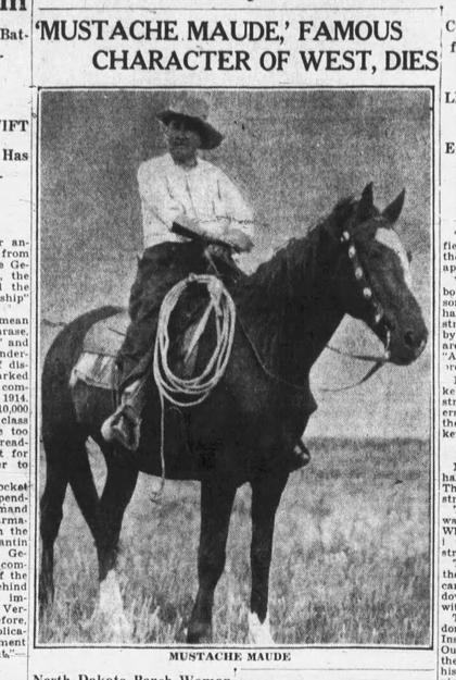 How the life and legend of 'Mustache Maude' defined the Old West